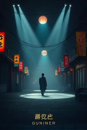 深夜航站楼落地窗前，跑道灯连成一条线